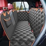 KYG Dog Hammock Car Back Seat Protector with Mesh Window 135x148 cm
