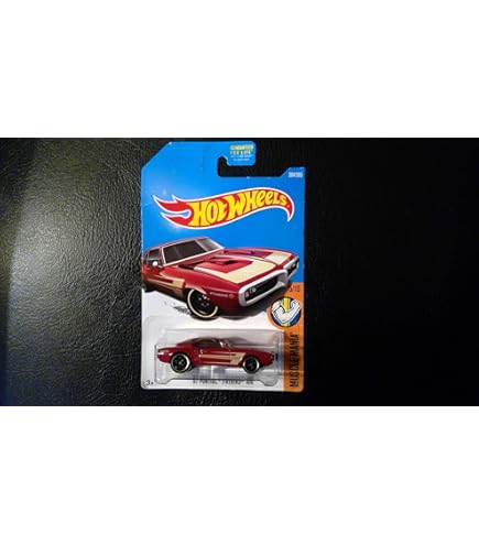 Amazon.com: M2 1968 Pontiac Firebird 400 H.O. #1 Carousel Red with