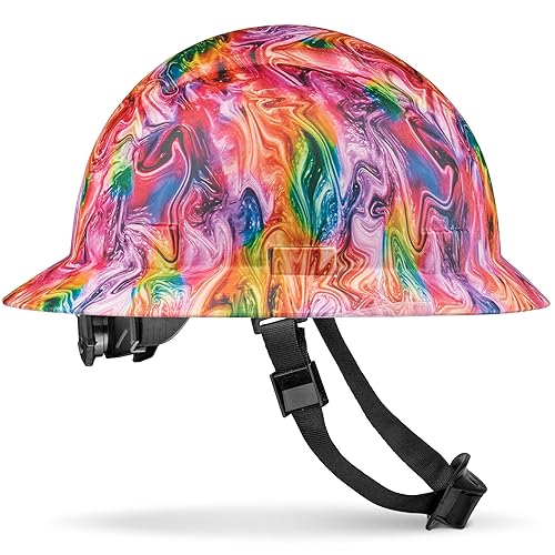 Acerpal Full Brim Non-Vented Psychedelic Art Design Matte Finish