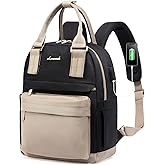 LOVEVOOK Mini Backpack for Women Stylish Waterproof Backpack Purse with USB Port, Cute Daypack for College Travel Party