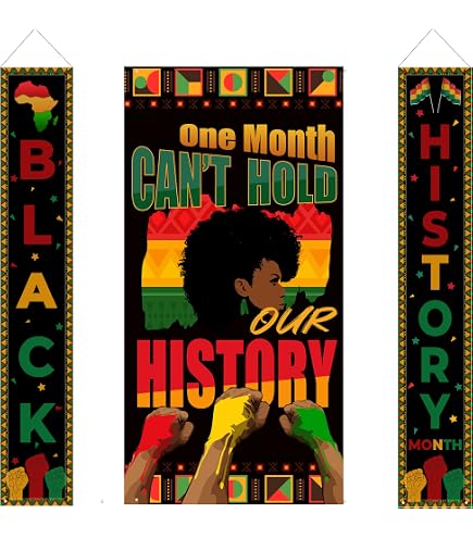 Black History Month Dekoration – 12 Hängende Wirbel In Rot, Grün, Gelb & Schwarz Für Party & Klassenzimmer