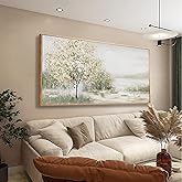 Canvas Wall Art Wall Decor Bedroom Pictures Decoration Spring Scene Nature Landscape Tree Plants Artwork Abstract Wall Art La