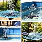 AISITIN Solar Fountain 3.5W With Panel Round Stand 12 Nozzles Pond Pump Kit view 9