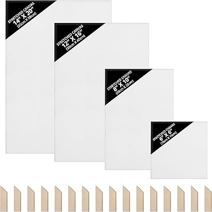 Belle Vous Blank Canvas 4 Sizes 15 X 15cm 6 X 6 Inches 20 X 25cm