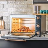 Cooks Professional 48L Mini Oven Portable Electric Countertop Cooker Black view 3