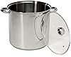 Excelsteel 16 Quart Stainless Steel Stockpot With Encapsulated Base