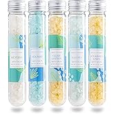 B.C. Beauty Concepts Aromatherapy Bath Salts- Epsom Salts for Soaking, Relaxing Bath Spa Set, Scented in Vanilla Almond, Shea Butter, Sweet Mint, Honey Rose, and Lavender, Relaxing Beach