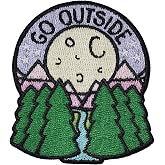 Kolorspun Go Outside Patch - Hook and Loop Tactical Morale Patch