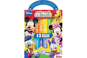 Disney Junior Mickey Mouse Clubhouse - My First Library Board Book Block 12-Book Set - PI Kids