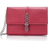 HUGO womens Vertical Logo Clutch With Chain