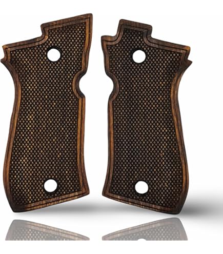 Amazon.com : Zib Grips for Beretta 92 & M9 Series – Custom Wood