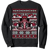 F1 style ugly Christmas sweater pattern design Sweatshirt