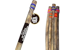 Africa Heartwood Project 30" Cactus Rainstick from Chile - Authentic Handcrafted Rain Stick Musical Instrument with Colored Yarn Wrap and Durable Sealant (Random Color)