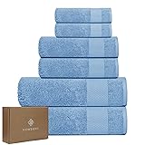 BIOWEAVES 100% Organic Cotton 700 GSM Plush 6-Piece