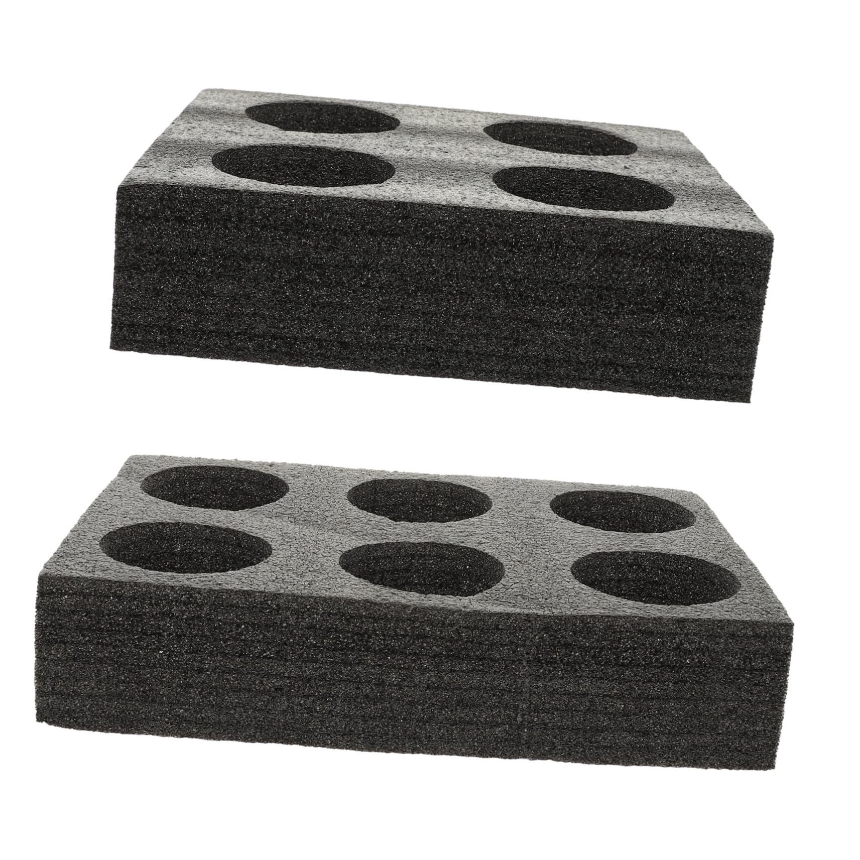 Housoutil 2pcs Pearl Cotton Cup Holder Coffee Cup Rack Portable Cup Holder Coffee Drinks Cup Carrier Tray Coffee Cup Carrier Tray Coffee Mug Hanger Multi-Hole Outdoor Cup Stand