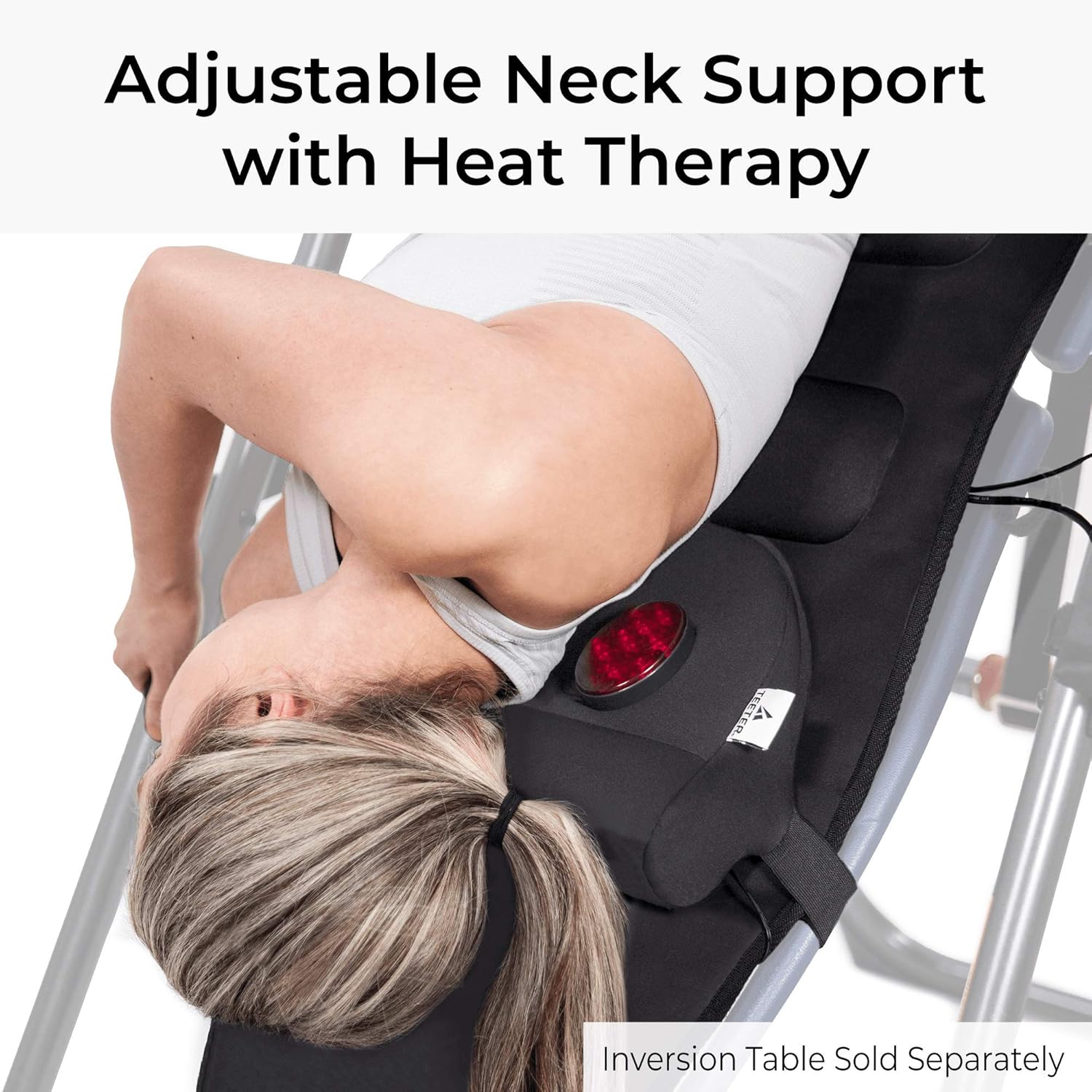 Teeter Better Back Vibration Massage Cushion with Neck Support - Accessory for Inversion Table : Inversion Equipment : Sports & Outdoors