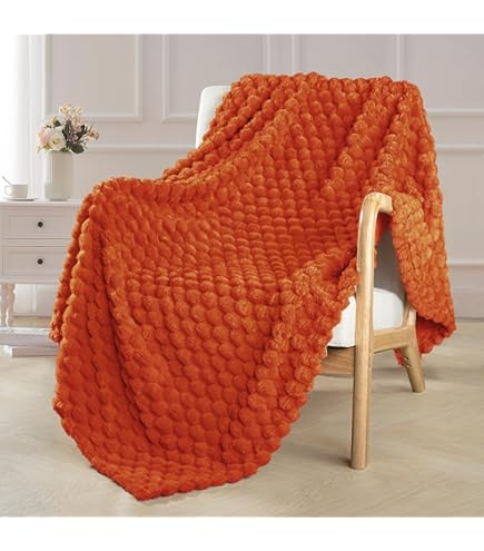 Manta De Forro Polar Para Sofá Cama, Manta De Microfibra Suave A Rayas Naranjas Otoñales Para Sofá De Viaje, Arte Abstracto, Decoración Del Hogar, Manta Ligera, 39 X 49 Pulgadas