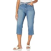 Gloria Vanderbilt Women's High Rise Belted Capri Standard