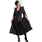 Disguise Women Cruella De Vil Costume, Official Disney Cruella Live Action Movie Finale Costume Outfit