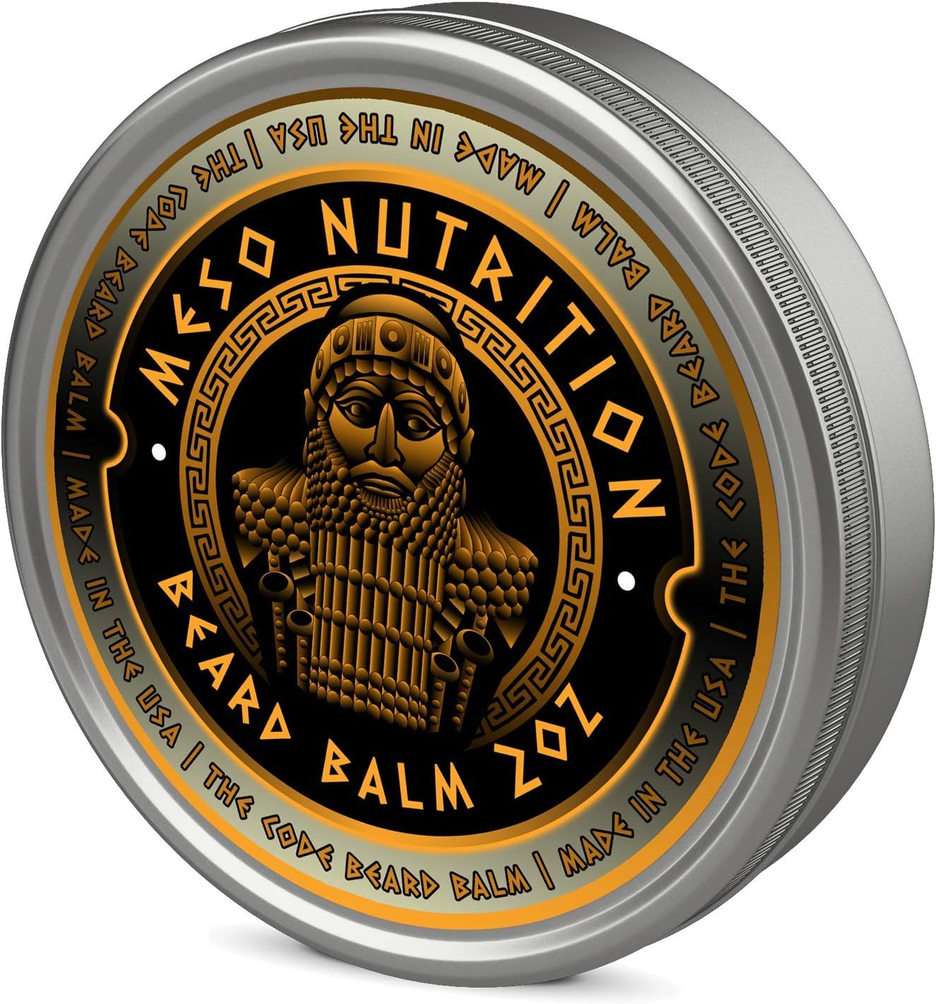The Code Beard Balm - All Natural Teakwood, Cedar, and Lemon Fragrance - Meso Beard Care