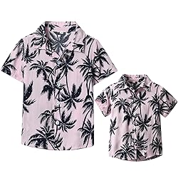 Yoolhamy Father and Son Matching Hawaiian Shirt