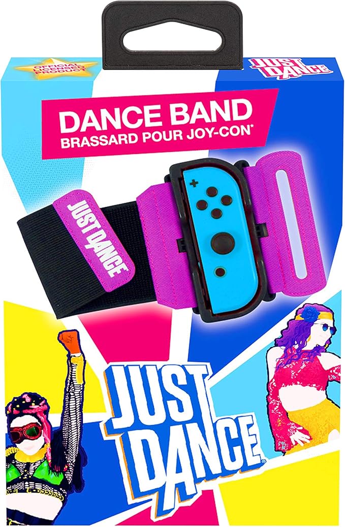 Just Dance 2021 officiel Dance Band Brassard pour JoyCon, Bracelet élastique