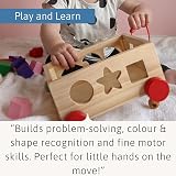 Jaques of London Wooden Shape Sorter for Toddlers Montessori Toy view 5