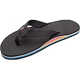 Rainbow Sandals Men's Single Layer Soft Top 1" EVA Rubber Filled Nylon Strap
