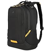 SwissGear Cecil 5505 Laptop Backpack, Black/Gold, 18-Inch