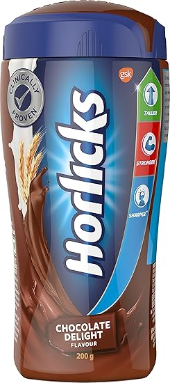 Horlicks Health & Nutrition drink - 200 g Pet Jar (Chocolate flavor)