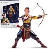 PlayStation God of War Ragnarok, 6” Atreus Action Figure with 4 Accessories, The Shapes Collection, for PS5 Fans & Collectors