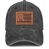 Gifts for Men Who Have Everything, Birthday Gifts for Dad Husband Him, That's What I Do I Fix Stuff and I Know Things Hats