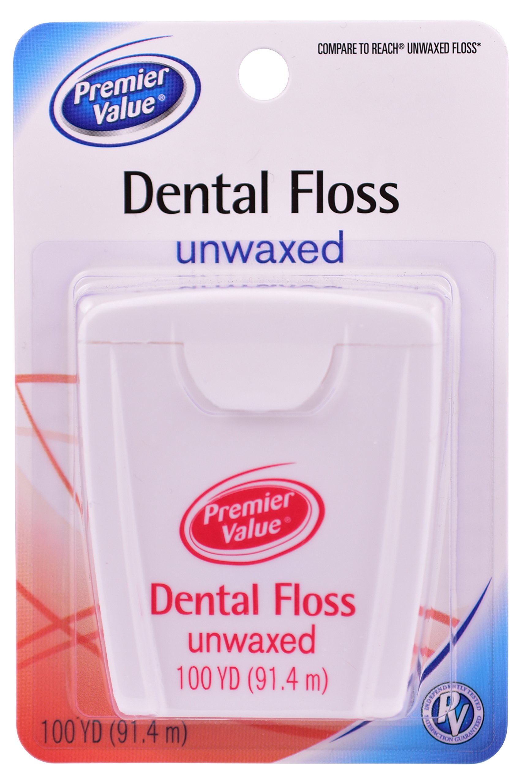 POH Dental Floss Unwaxed 100 yd 4 PACK Flossing Products Beauty