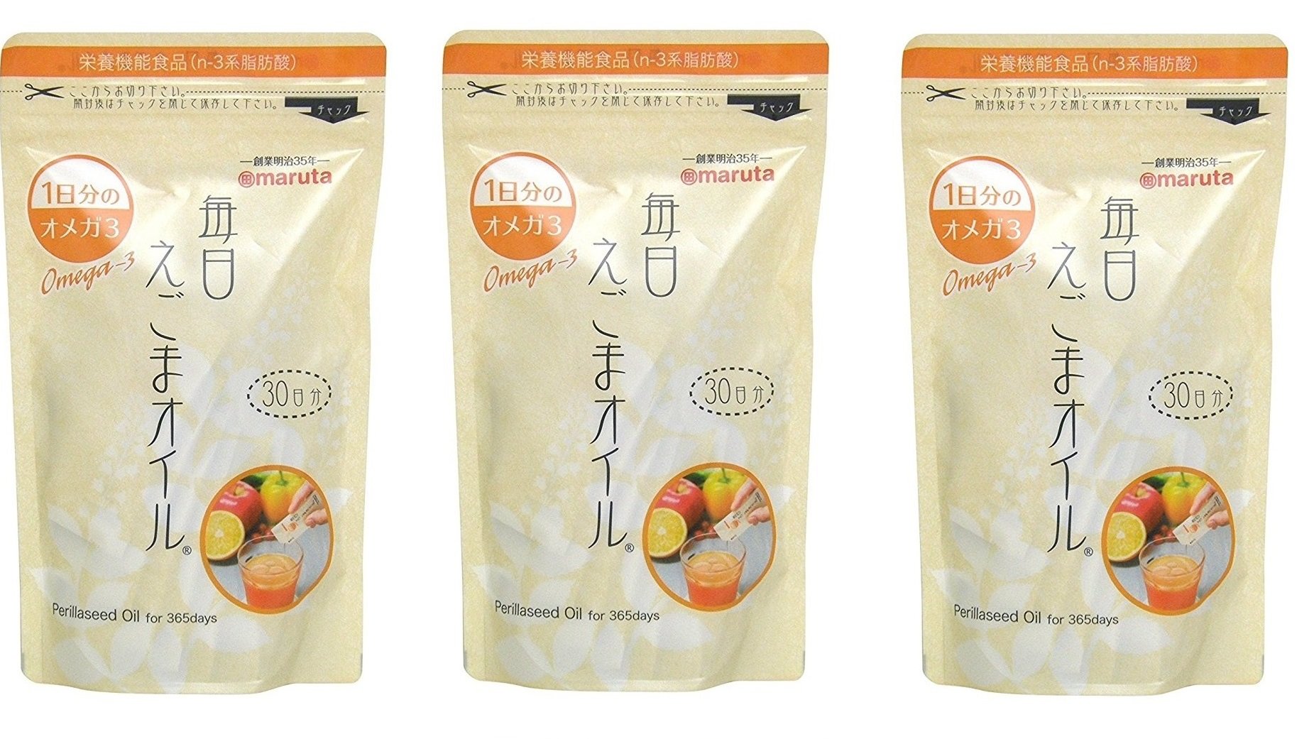 太田油脂 毎日えごまオイル 3g×30袋×3個セット の商品画像