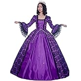 CountryWomen 18th Century Women's Rococo Ball Gown Victorian Masquerade Theme Costumes
