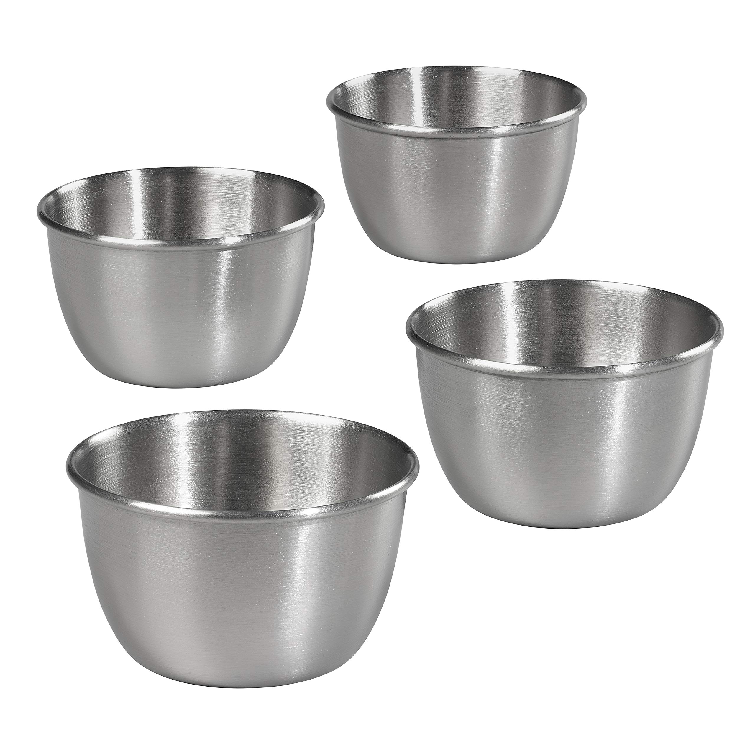 Tala Stainless Steel Dariole Moulds, 8cm x 5cm, Individual Dessert Moulds for Baking and Steaming, Metal Food Moulds for Custard, Jelly and Sponge, Dishwasher Safe — image 1