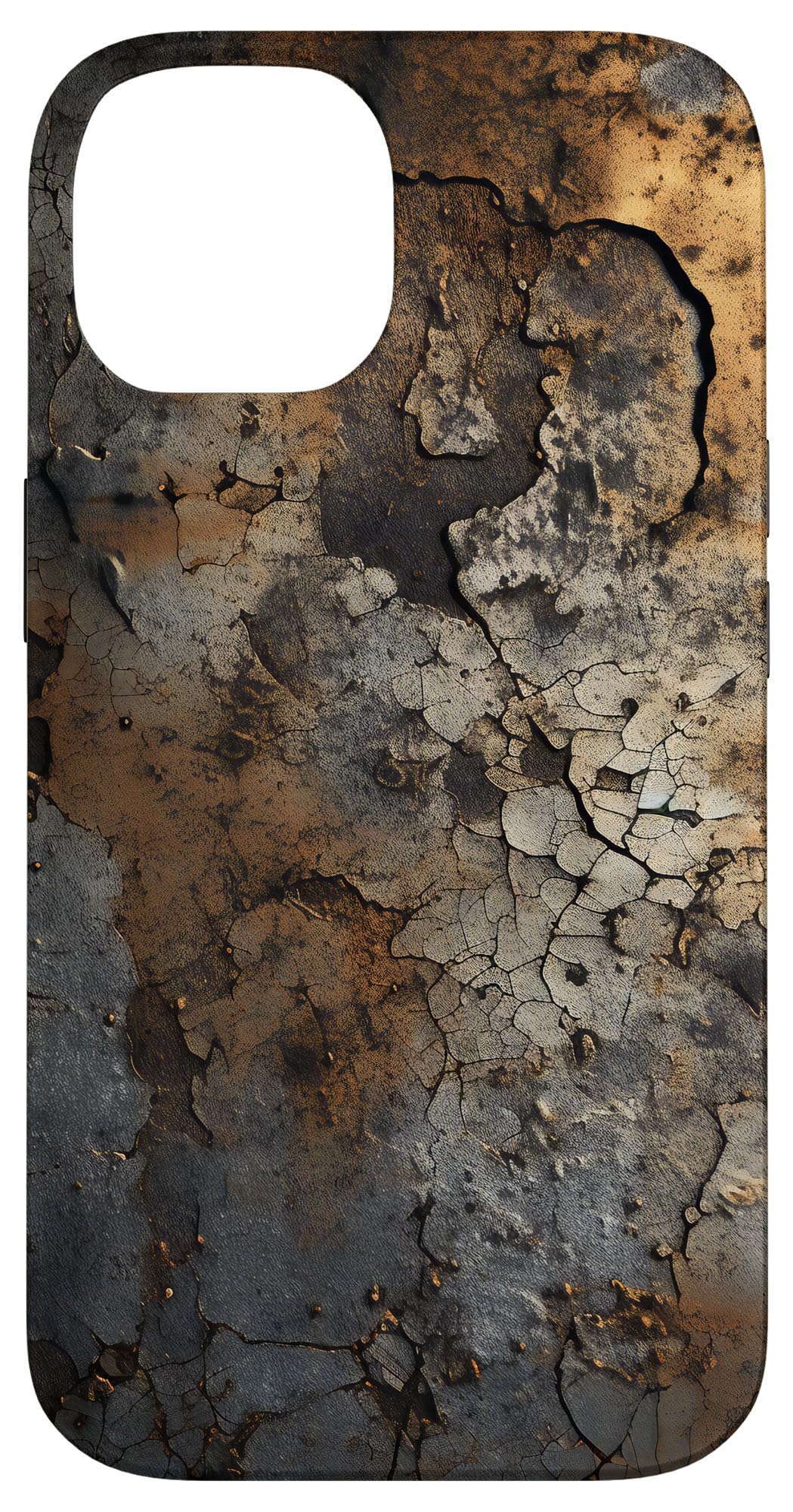 Fake Rusty Cracked Broken Design – Funny Theft Deterrent Case for iPhone 14