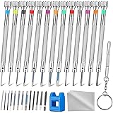 13PCS Professional Watch Screwdriver Set, SHEGATO Micro Precision Glasses Repair Kit, with 13PCS 0.2-2.0MM Extra Replace Blad