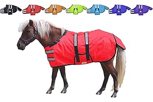 Derby Originals 600D Ripstop Waterproof Reflective Safety Winter Foal and Mini Horse Turnout Blanket 150g Medium Weight
