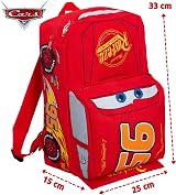 Disney Cars 3D Backpack Lightning McQueen School Bag Kids Red 40cm 27cm view 6