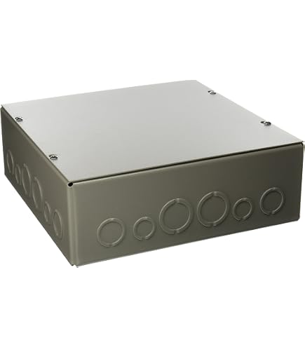Hoffman ASE18X18X6NK Pull Box, Screw Cover, Steel, 18