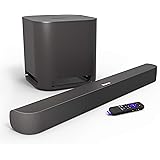 Roku Smart Soundbar, 4K/HD/HDR Streaming Media Player & Exceptional Audio, Includes Roku Voice Remote + Roku Wireless Subwoof