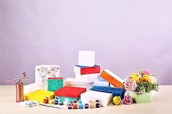 AMZQNART 8 Pack Crafts Foam Blocks, 6x4x2 Square