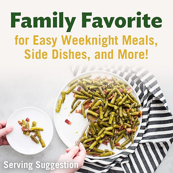 DEL MONTE BLUE LAKE PETITE CUT GREEN BEANS, CANNED VEGETABLES, 14.5 OZ CAN