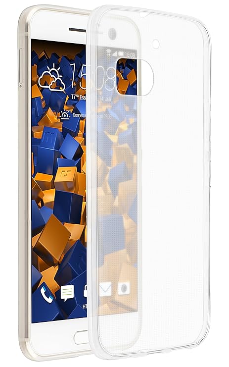 mumbi UltraSlim Hülle für HTC 10 Schutzhülle transparent (Ultra Slim - 0.55 mm)