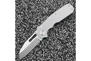 Andrew Demko Shark Cub Deep Carry Titanium Handle Knife (A)