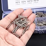 LJHOME 800 Pcs M2 Self Tapping Screws Assorted Sizes 4-20mm with Box view 4
