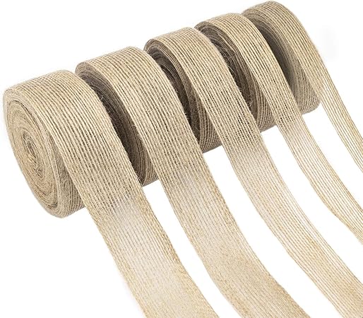 1 inch burlap ribbon