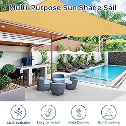 RoomHacks 12'x16' Sun Shade Sail, UV Protection