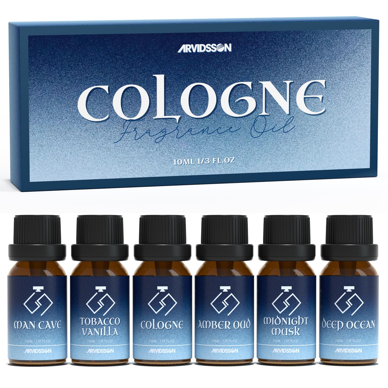 ARVIDSSON Cologne Fragrance Oils Set, Essential